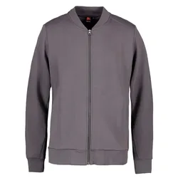 Sweatjacke "53660" ID0366 - L - silbergrau