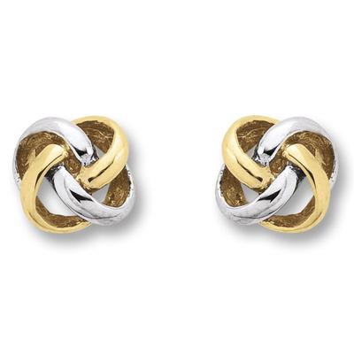 Paar Ohrstecker ONE ELEMENT "Knoten Ohrringe Ohrstecker aus 333 Gelbgold", gold, Ohrringe, Damen, Damen, Gelbgold 333 Gold, Gelbgold 333, Gold, Zartes Emblem – unaufdringlich und dennoch ausdrucksstark