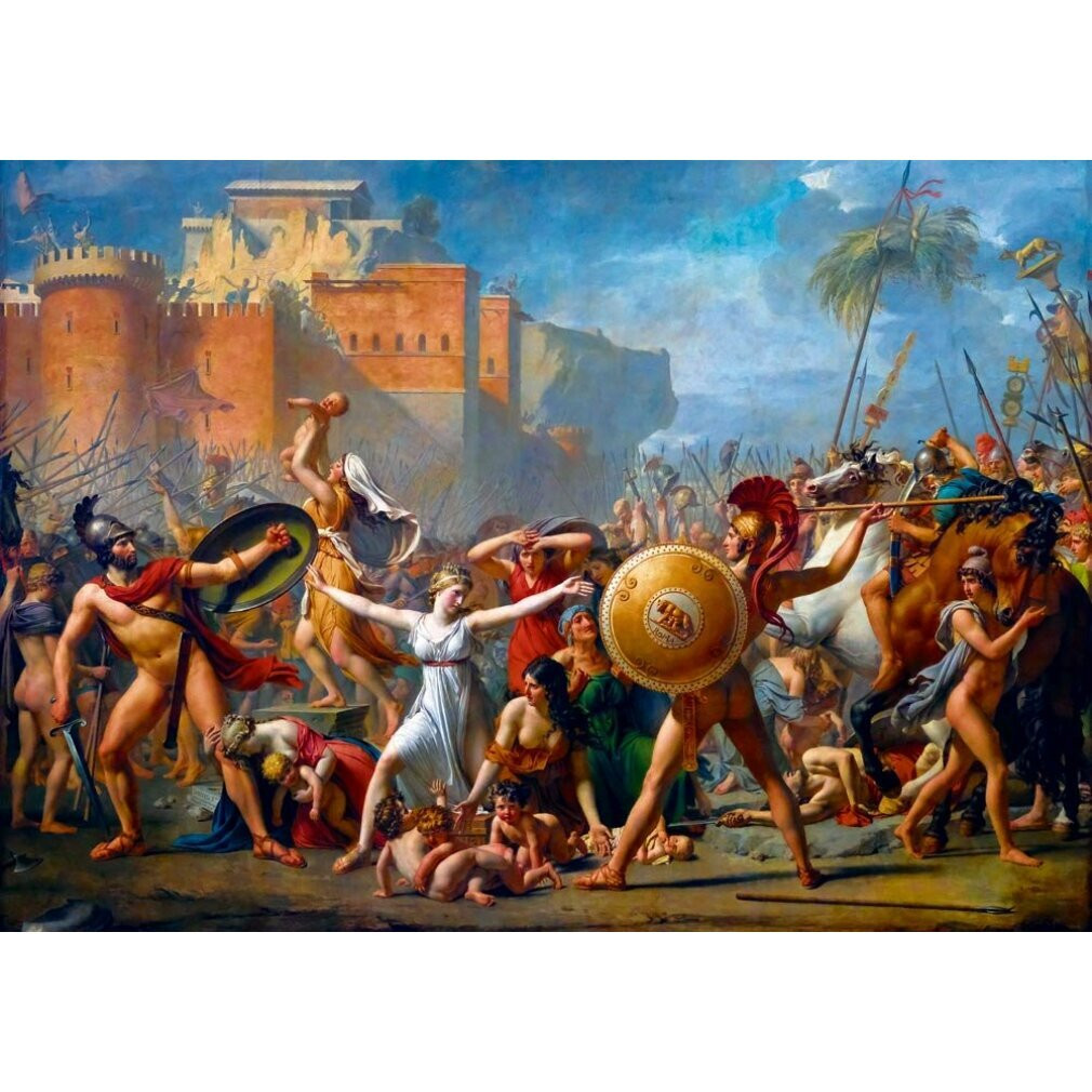 Bluebird Puzzle De interventie van de Sabijnen door Jacques-Louis David 1000 stukjes