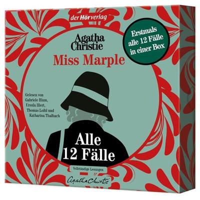 Miss Marple – Alle 12 Fälle - Agatha Christie, Audio, 9783844547801