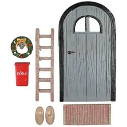 Det Gamle Apotek Wichteltür-Set 5-teilig mit Zubehör, 14 cm