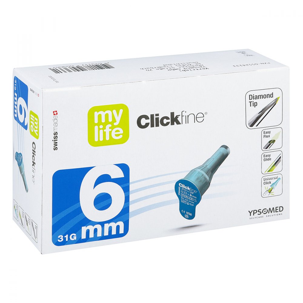 Medical Technologie and Devices Germany GmbH Mylife Clickfine Kanülen 6 mm 05524133