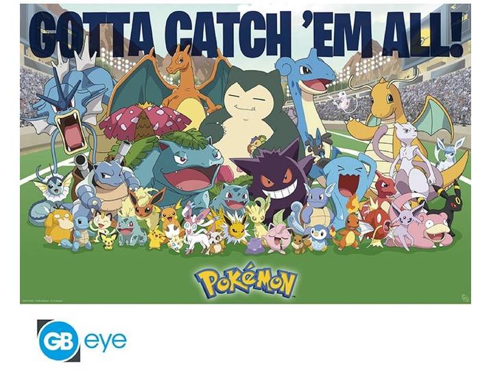 Poster Pokémon - All Time Favorites 91\,5x61cm