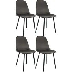 4er Set Esszimmerstuhl Maryam Samt