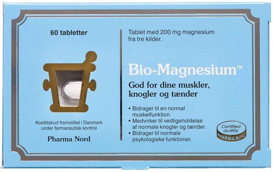 Pharma Nord Bio-Magnesium Tabletter Kosttilskud 60 stk