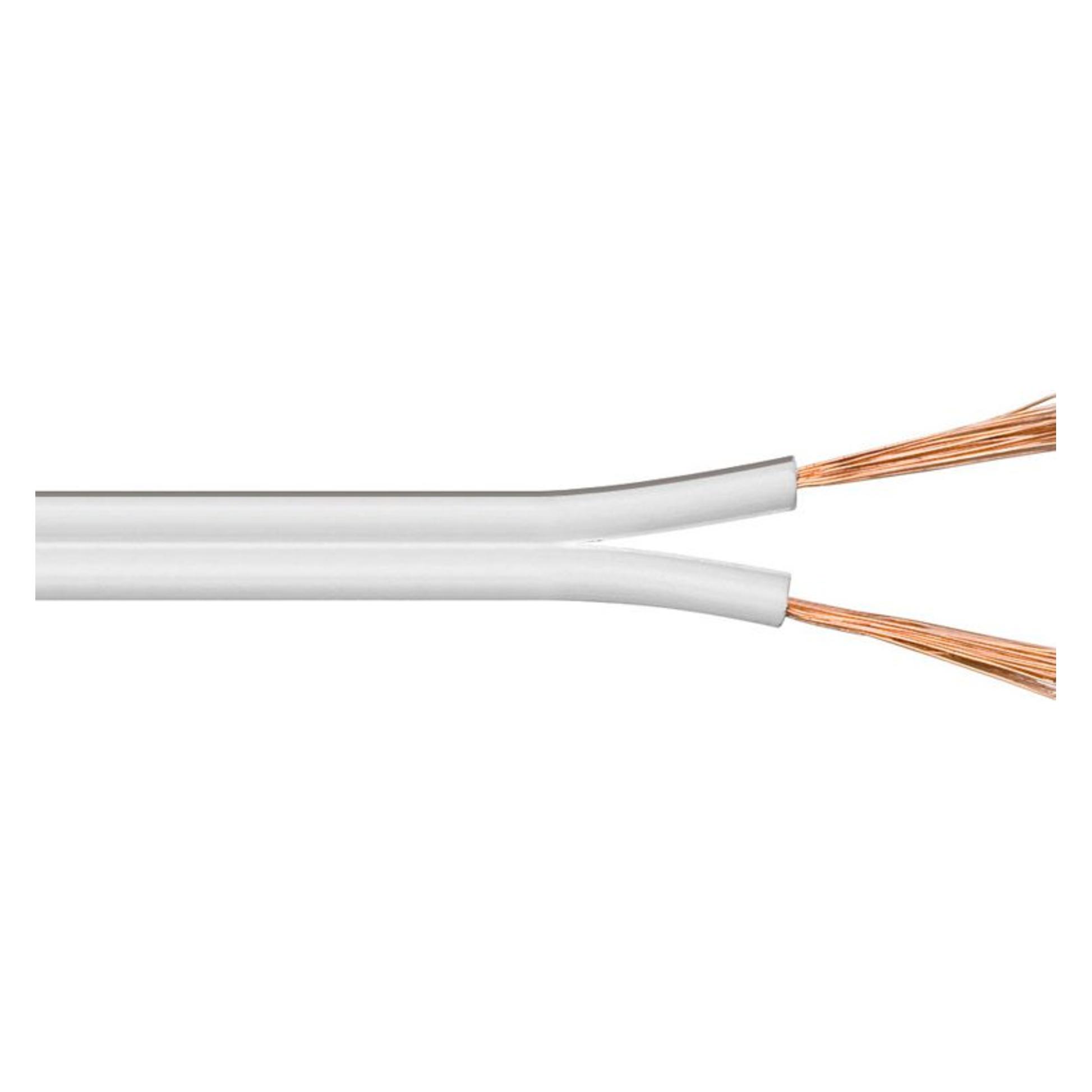 MicroConnect Loudspeaker cable, 25m, white (25 m, 2.50 mm²) (AUDSPEAKER2)
