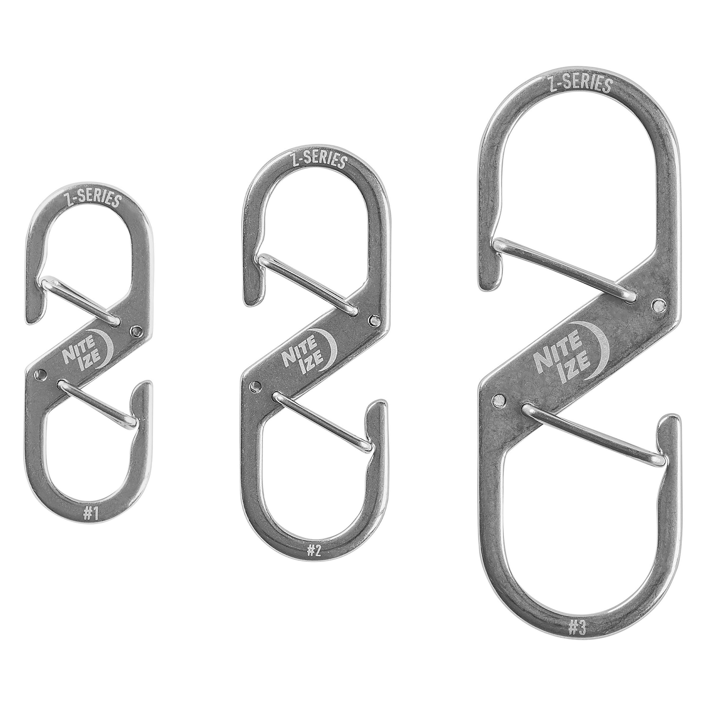 Nite Ize Z-Series #3 Double Snap Hook Steel Silver (ZS3-11-R6)