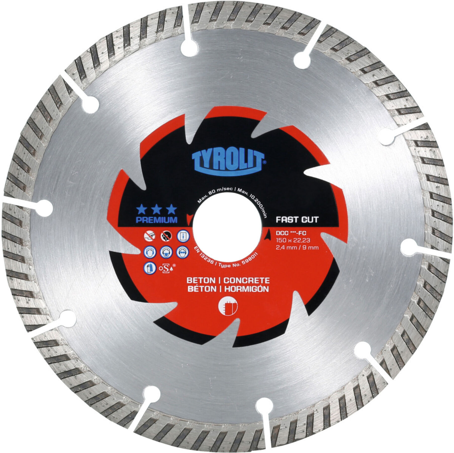 TYROLIT Diamant-Trennscheibe PREMIUM*** Mauerschlitzer, Scheiben-Ø: 150 mm (598011)