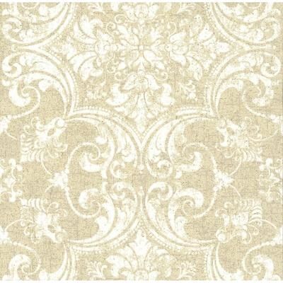 750 Home Mini Multi-Tone Stri Taupe Wallpaper