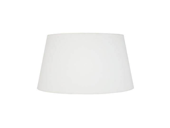 Abat-jour tambour pour lampe tissu blanc