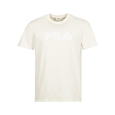 T-Shirt FILA "T-Shirt BUEK tee 1er Pack", Herren, Gr. M, weiß (ecru), Obermaterial: 100% Baumwolle CO., Shirts T-Shirt