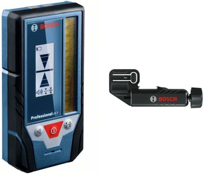Set Bosch Laser-Empfänger LR 7 + Halterung für LR6/LR7