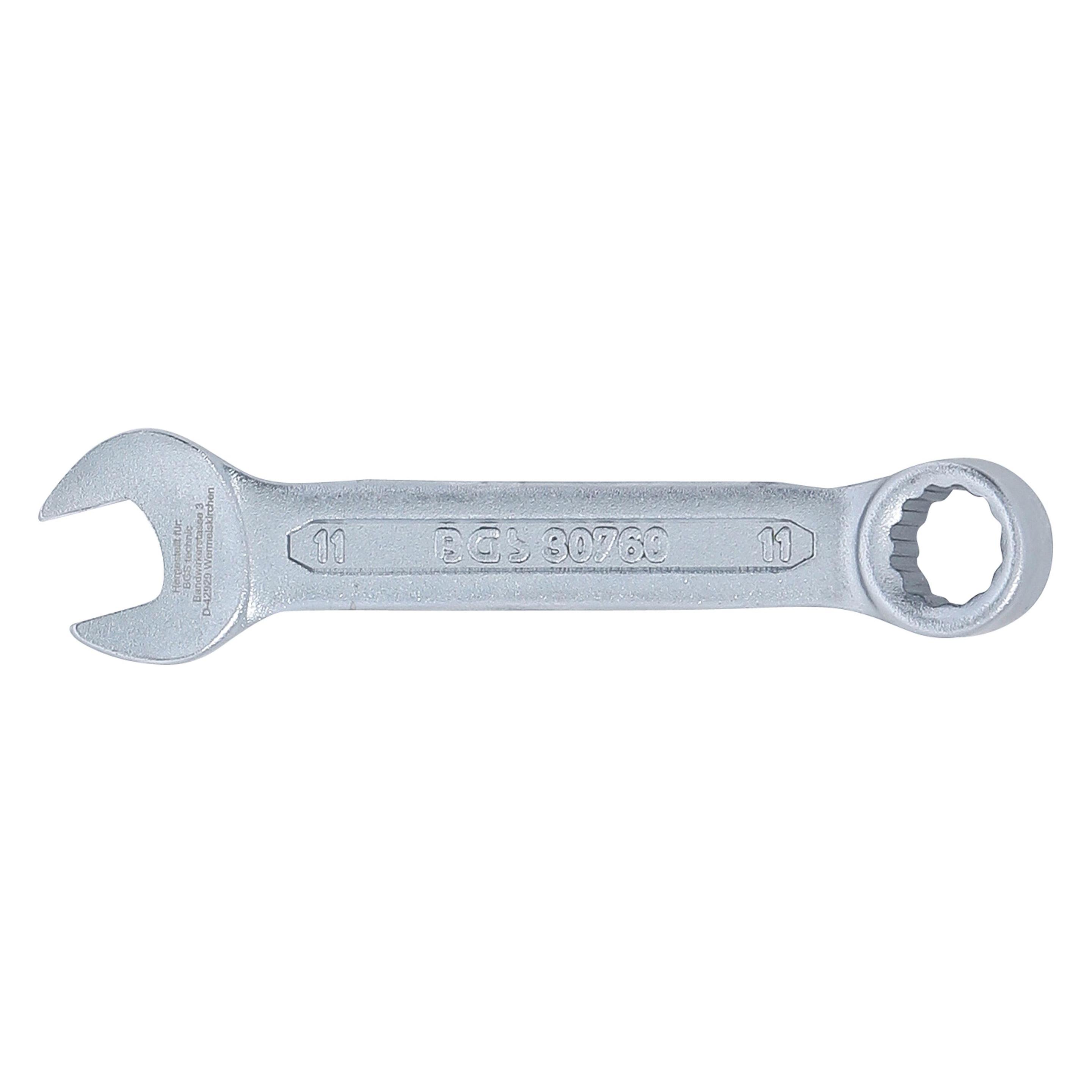 BGS Maul-Ringschlüssel, extra kurz | SW 11 mm (11 mm) (30760)