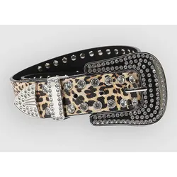 Broken Promises Leopard Lust Rhinestone Gürtel assorted Gr. 34