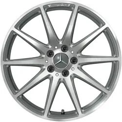Mercedes-AMG GT C192 19 Zoll Leichtmetallfelge titangrau glanzgedreht Vorderachs