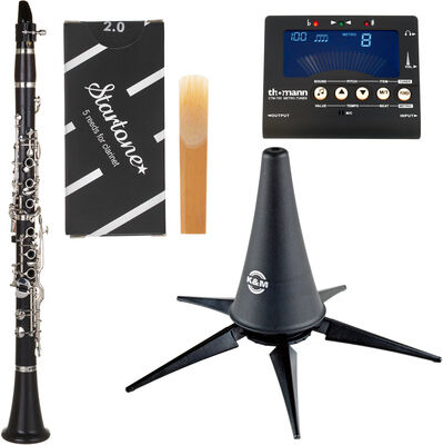 Thomann GCL-420 MKII Bb-Clarinet Set Schwarz