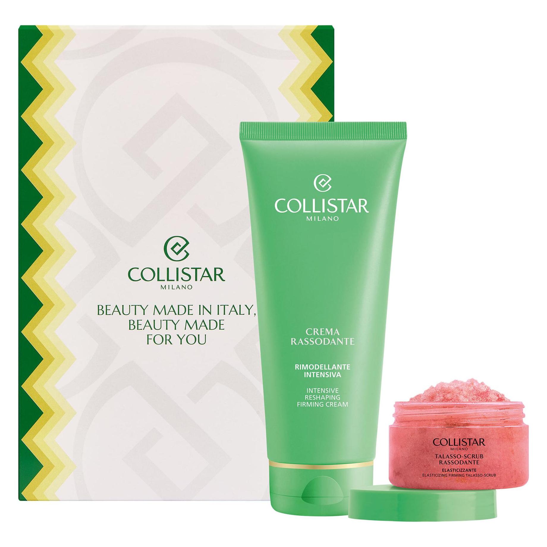 Collistar Intensive Reshaping Cream 200ml Reshaping Elasticizing Thalasso Scrub 150g (Körperpflegeset) (7008570)