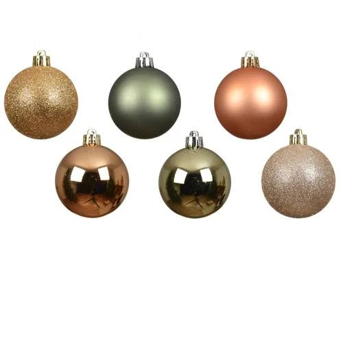 Decoris onbreekbare kerstballen voor volwassenen