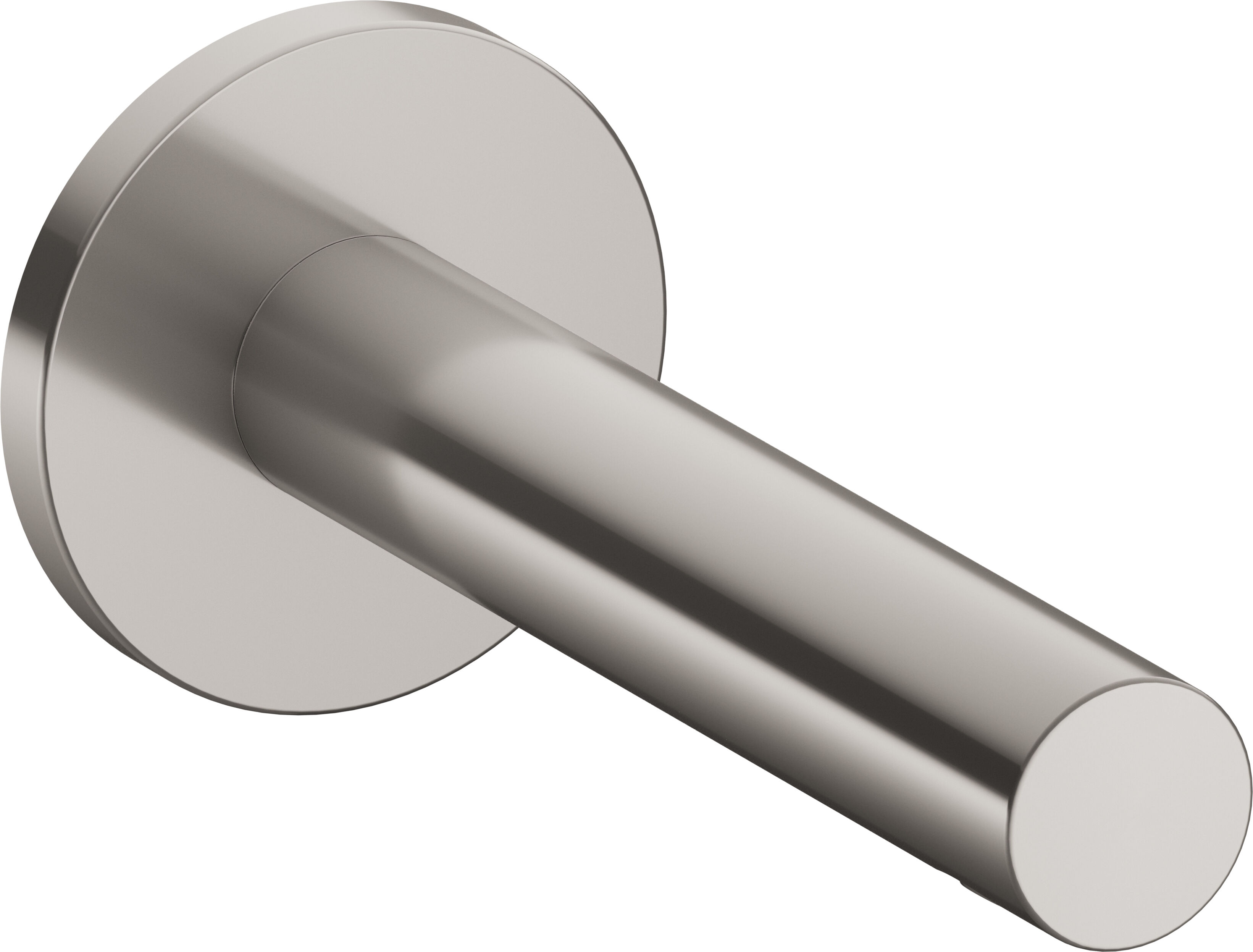 Keuco bec de baignoire 59545070101 202 mm, finition Inox , rosace ronde