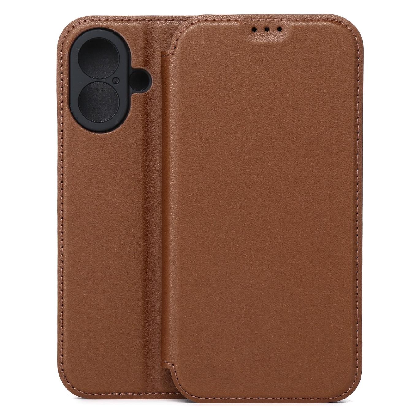 OEM Smart Touch-Hülle für das iPhone 16 (6,1 Zoll), braun (Apple iPhone 16) (GSM278068)