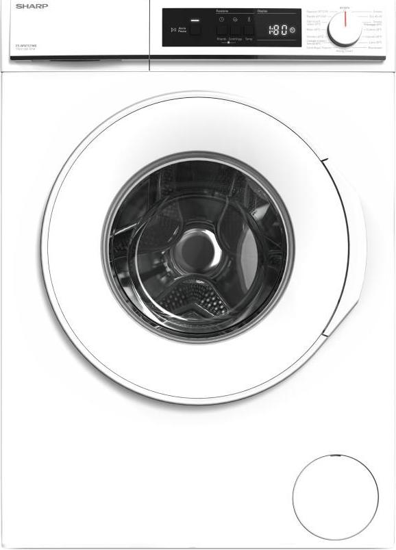 Sharp ES-NFA7121WD, Frontlader, 7 kg, B, 78 dB, 1000 RPM, D