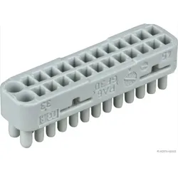 HERTH&BUSS Halter, Kontaktträger, 26-polig, Code B grau - 50390067 - grau