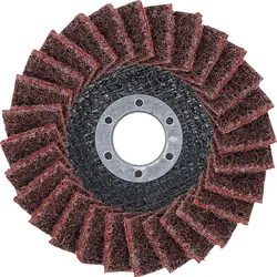 BGS 74473 Fächer Schleifscheibe Vlies Durchmesser Ø 115mm Körnung 120