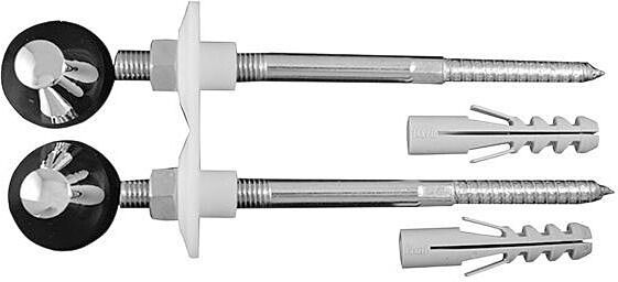 Duravit Befestigung 0065001000 verchromt, für Wand-WC und Wand-Bidet