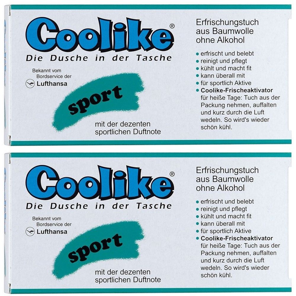 Coolike Erfrischungstuch sport 2x 2x5 St Tücher