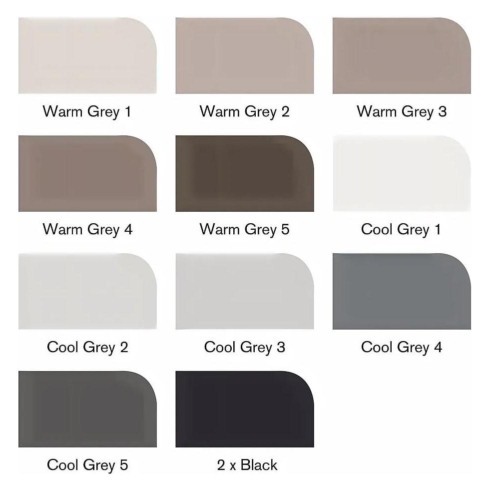Winsor & Newton Brush marker 12+1 neutrale Töne (13x) (837444)