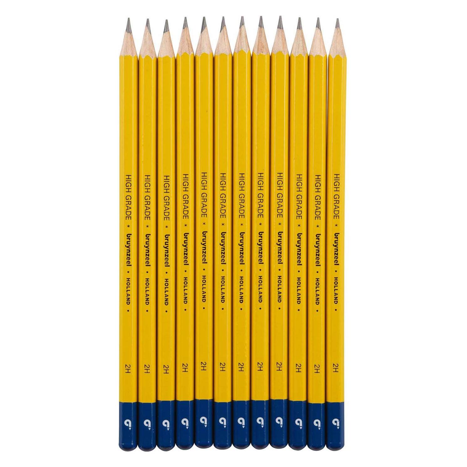 Bruynzeel Burotek 2H Graphite Pencils (2H, 1x) (ROY-60511003)
