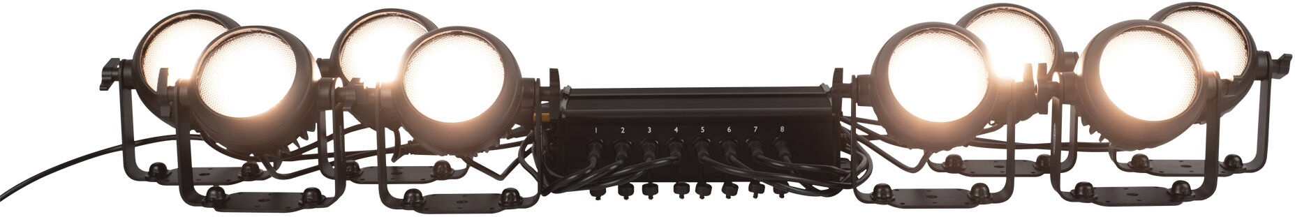 Showtec Stage Blinder Flex Blaze Set Mit 8x 100 W Led-Blinder + Controller