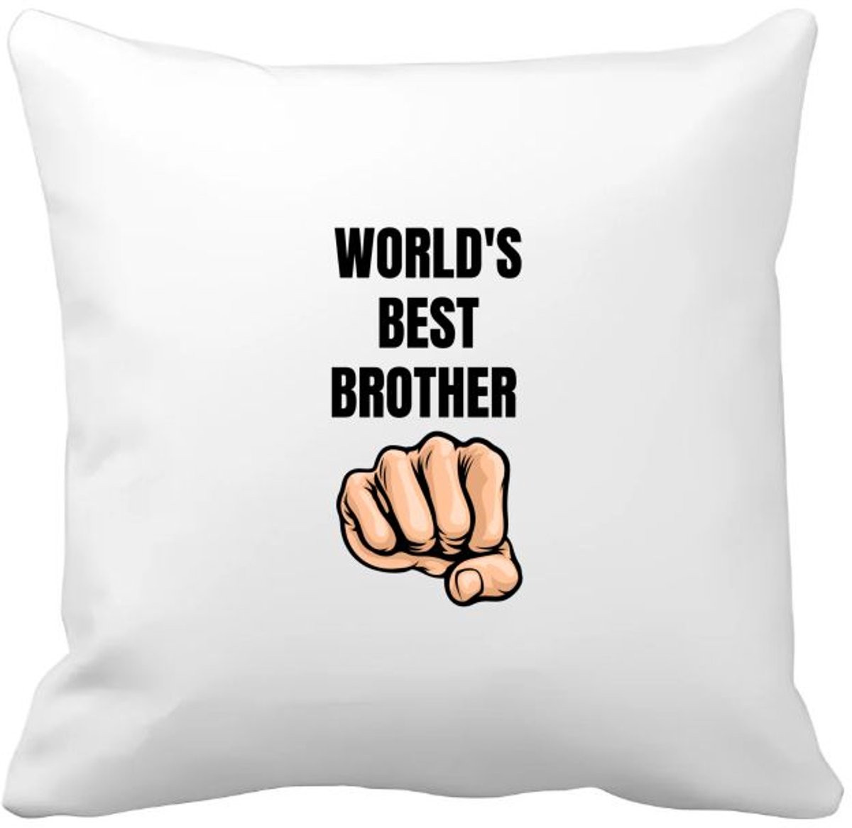 Akyol Kussenhoes - World's Best Brother - 40 x 40 cm