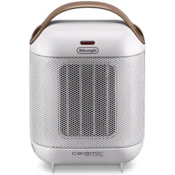 De'Longhi HFX30C18.IW, Heizlüfter, Weiss, Braun