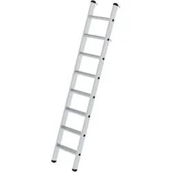 Munk, Leiter + Gerüst, Stufen-Regalleiter einhängbar 8 Stufen (Regalleiter, 219 cm)