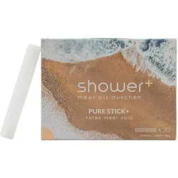 Shower+, Duschmittel, 30ER PACK PURE STICK+ Totes Meer Salz (900 g)