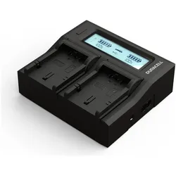 Duracell Dual Ladegerät für DR9668/CGA-S006 (Kamera Akku Ladegerät), Kamera Stromversorgung, Schwarz