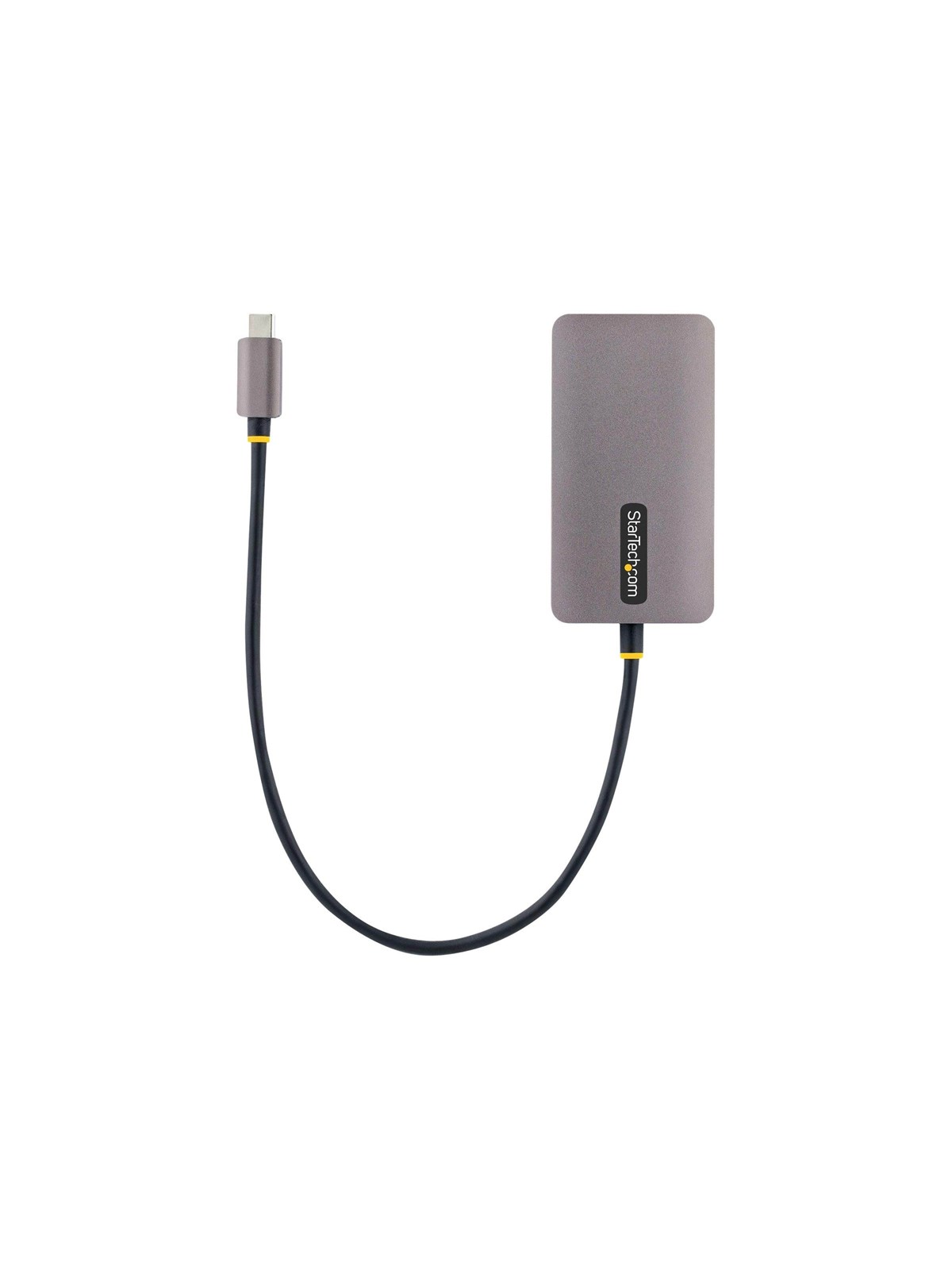 StarTech.com USB C Video Adapter USB C to HDMI DVI VGA Adapter Up to 4K 60Hz Aluminum Multiport Video Display Adapter