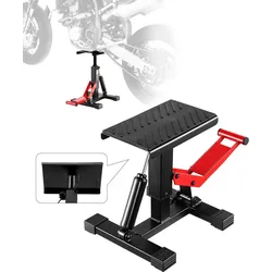 VEVOR Motorrad Dirt Bike Stand Lift Jack Hebetisch (544 kg belastbar) höhenverstellbare Hebeständer mit hydraulischer Hebefunktion, höhenverstellbar (250-465 mm) für Reparatur von Motocross