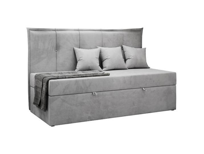 BOXBETT BANCO 90/200 Hellgrau Velvet hydrophob - H3