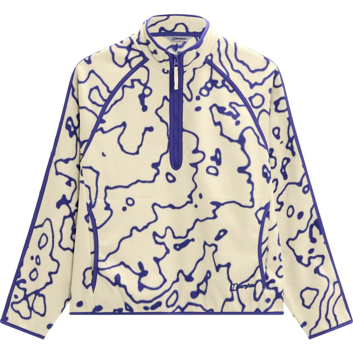 Berghaus Bamburgh Half Zip Fleece AF stratus/bottle blue (C1705) 14 4-A000080006-C1705-14