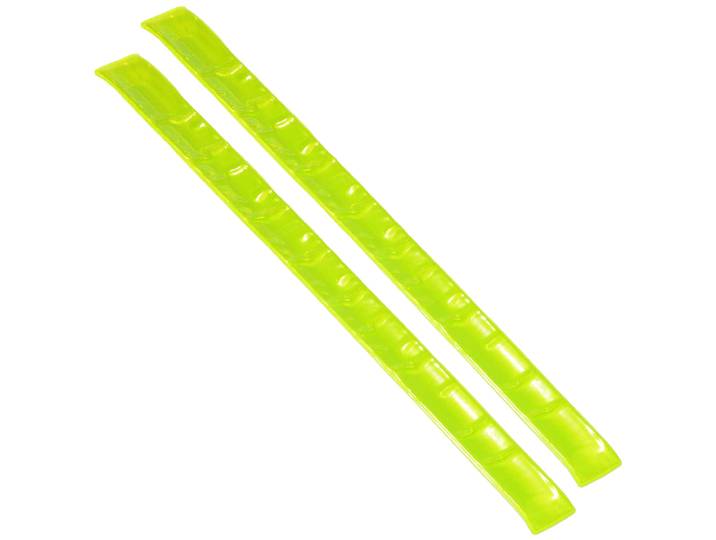 2er-Set Reflektorband mit Snap-Verschluss, 30 x 3 cm