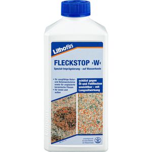 Lithofin Steinimprägnierung 094, Fleckstop W, ca. 10m², für außen und innen, lösemittelfrei, 500ml