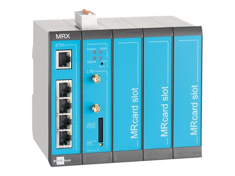 INSYS icom MRX MRX5 LTE - Router - WWAN 5-Port-Switch, VPN, Ethernet 10017037