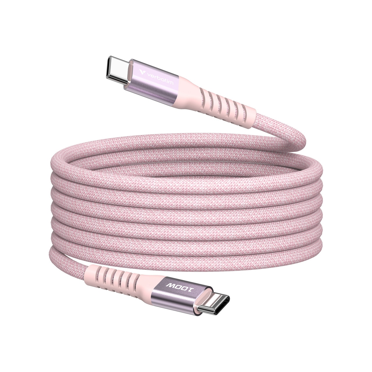 Verbatim 31857 Sync & Charge Kabel USB-C auf USB-C 100W 120cm pink