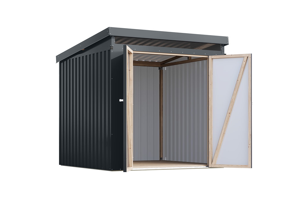 KARIBUHOLZT GH Iridium 2 anthrazit 206x206x213cm 16988354