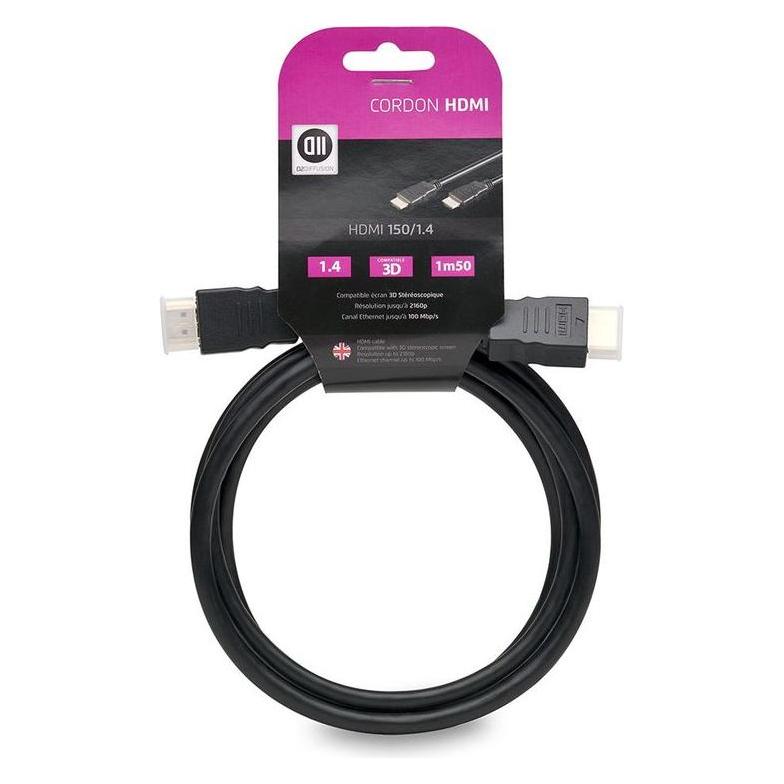 D2 Diffusion Cable compatible HDMI 1,5m M/M (1.50 m) (D2HDMI150CAV)