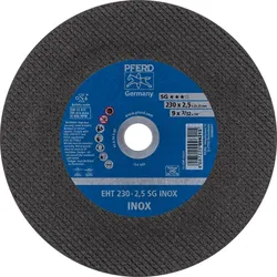 PFERD TOOLS Trennscheibe EHT gerade Leistungslinie SG INOX für Edelstahl - 61328423