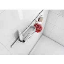 hansgrohe WallStoris Duschset 27967700 aus Kunststoff, Mattweiß