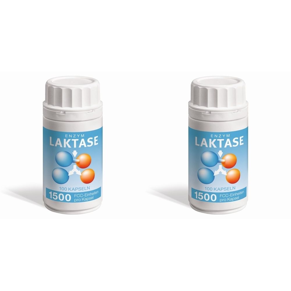 Laktase 1.500 FCC Enzym Kapseln 2x 2x100 St